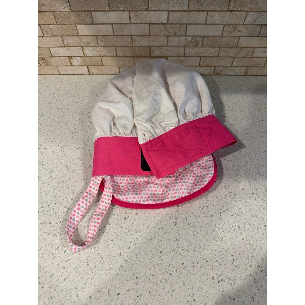 Disney Chef Minnie Mouse Ears Hat Pink Baking Costume Park OSFA - Picture 2 of 2